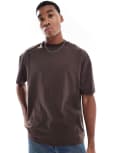 [ASOS DESIGN] ASOS DESIGN essentials oversized t-shirt in dark brown XS Seal brown