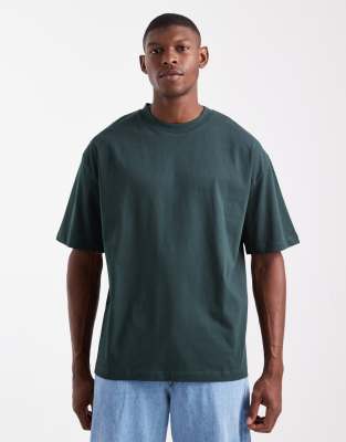 Asos Design Essentials Oversized T-shirt In Green