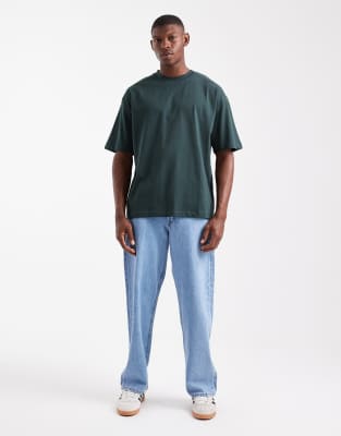 Asos Design Essentials Oversized T-shirt In Green