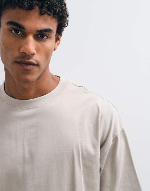 ASOS DESIGN essentials oversized T-shirt in gray, 2 of 5
