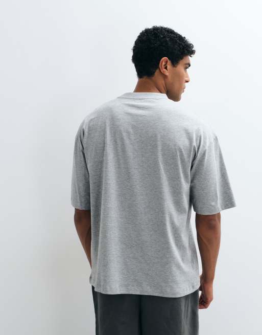 ASOS DESIGN essentials oversized T-shirt in gray, 2 of 5