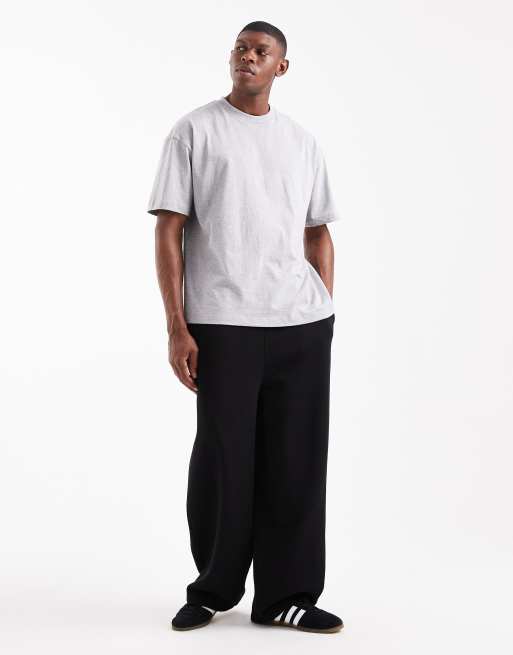 ASOS DESIGN Essentials oversized t-shirt in grey marl, 2 of 5