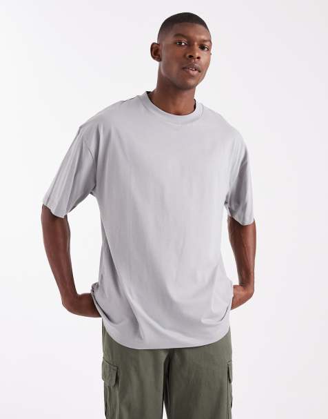 ASOS DESIGN Essentials oversized t-shirt in grey - view 1