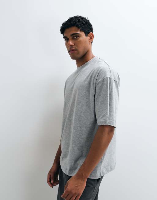 ASOS DESIGN Essentials oversized t-shirt in grey, 5 of 5