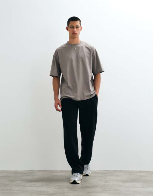 ASOS DESIGN Essentials oversized t-shirt in grey, 2 of 5