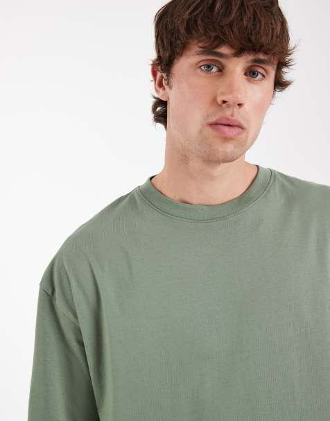 ASOS DESIGN Essentials oversized t-shirt in khaki - view 1