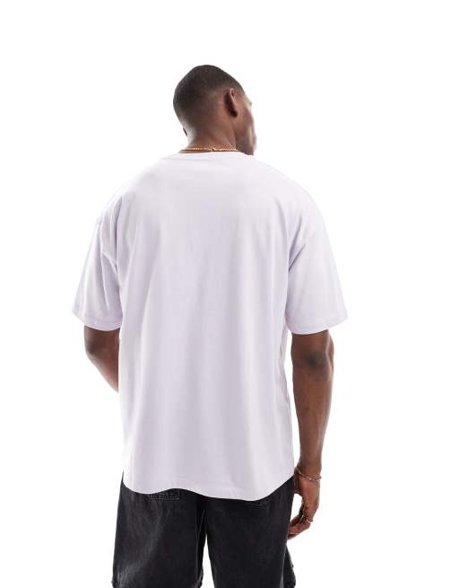 ASOS DESIGN essentials oversized t-shirt in lilac, 2 of 4