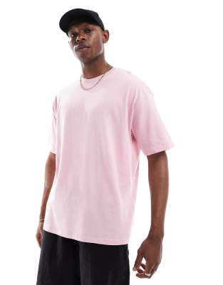 ASOS DESIGN essentials oversized T-shirt in pink