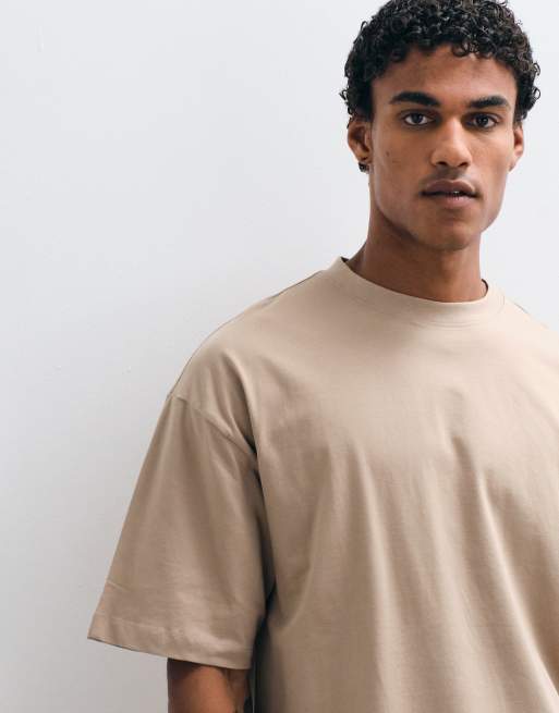 ASOS DESIGN Essentials oversized T-shirt in  stone, 2 of 5