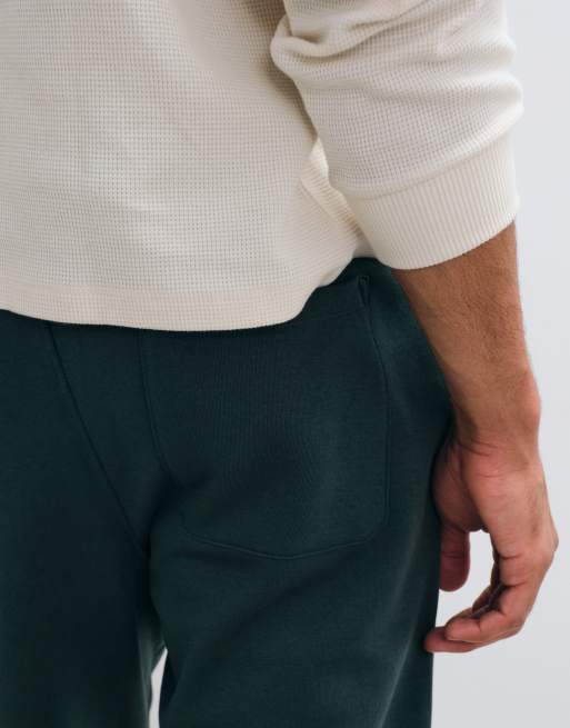 ASOS DESIGN Essentials oversized trackies in dark green, 4 of 5