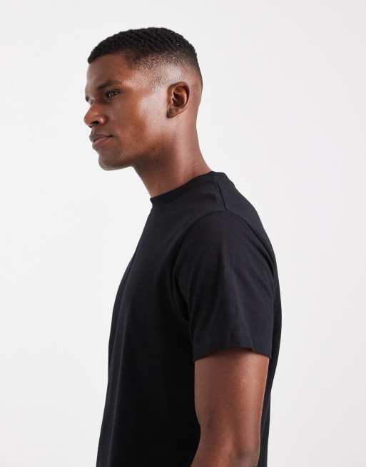 ASOS DESIGN - Essentials - Pakke med 2 sorte T-shirts i regular fit, 4 af 5