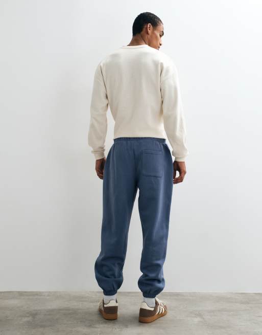ASOS DESIGN essentials pantalon de jogging à revers bleu, 5 de 5
