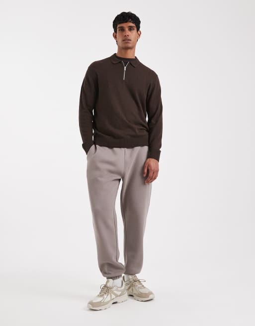 ASOS DESIGN - Essentials - Pantalon de jogging ajusté - Marron clair, 2 de 5