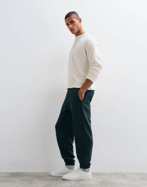 ASOS DESIGN - Essentials - Pantalon de jogging oversize - Vert foncé, 2 de 5