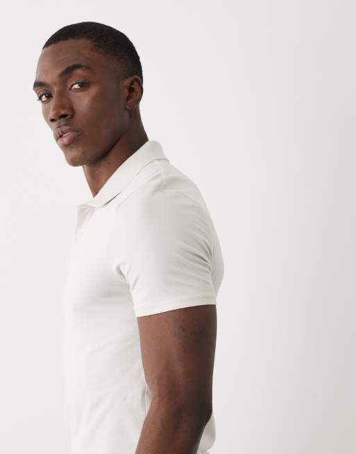 ASOS DESIGN - Essentials - Polo attillata grigia, 5 di 5