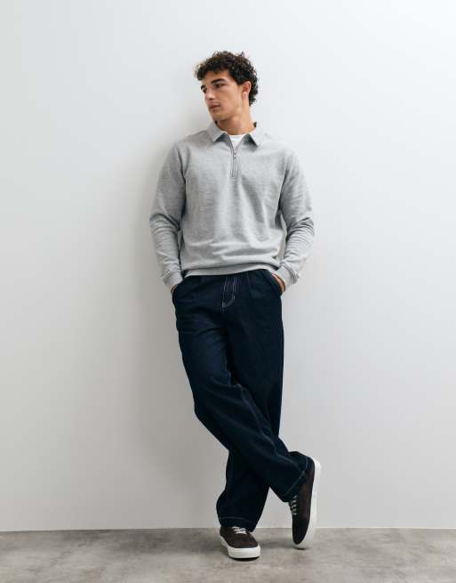ASOS DESIGN essentials polo con media cremallera, 5 de 5