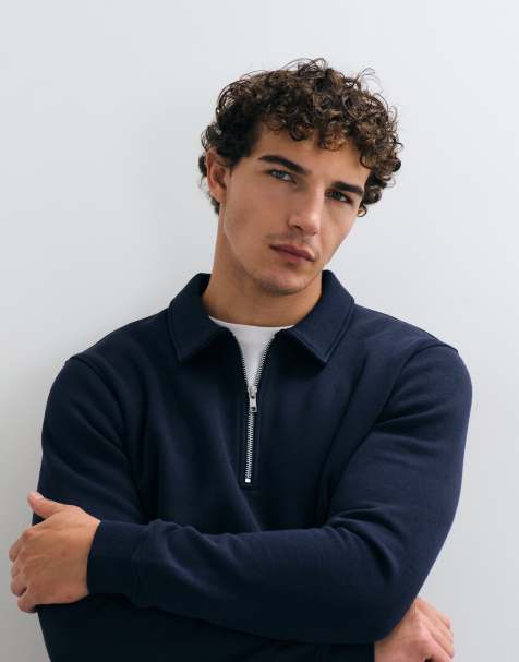 ASOS DESIGN essentials polo z krótkim zamkiem - view 1