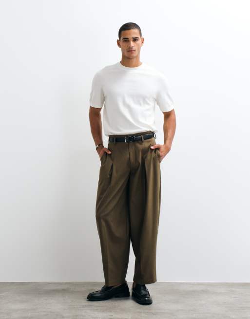 ASOS DESIGN - Essentials - Råhvid afslappet overdel i fin strik med rund hals, 3 af 5