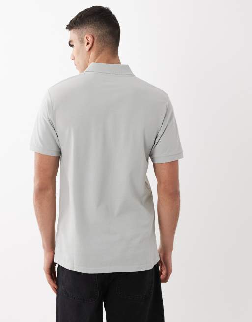 ASOS DESIGN Essentials regular fit polo in light green pique, 2 of 5