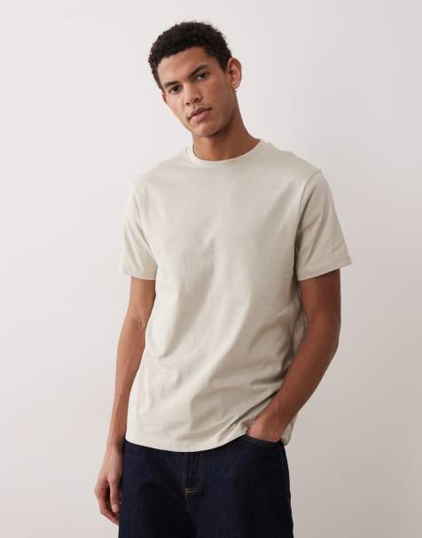 ASOS DESIGN - Essentials - Regular-fit T-shirt in beige - view 1