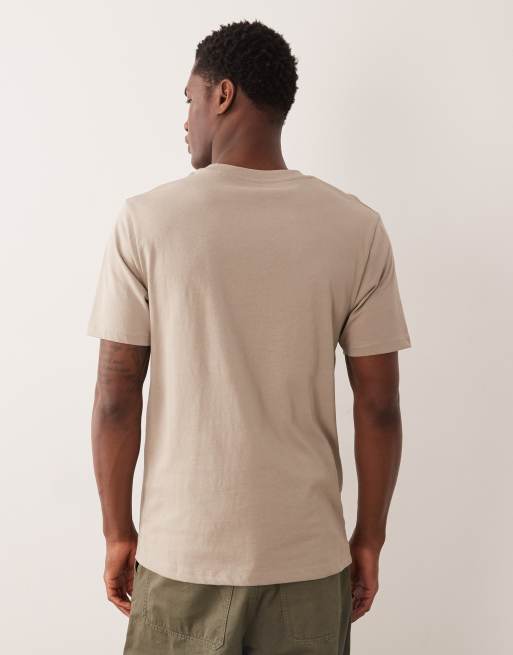 ASOS DESIGN essentials regular fit t-shirt in beige, 3 of 5