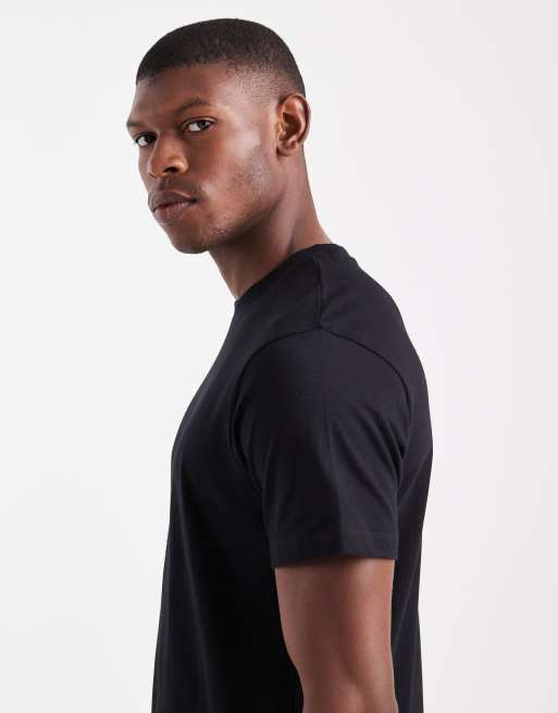 ASOS DESIGN Essentials regular fit t-shirt in black, 4 of 5