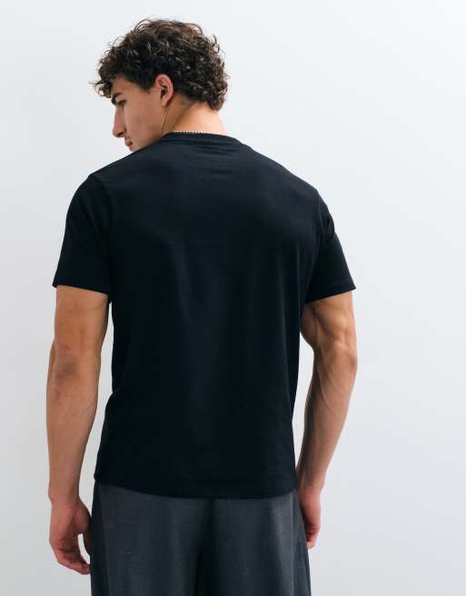 ASOS DESIGN Essentials regular fit t-shirt in black, 5 of 5