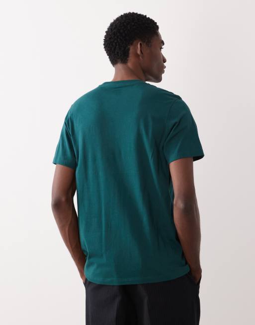 ASOS DESIGN Essentials regular fit t-shirt in dark green, 3 of 5