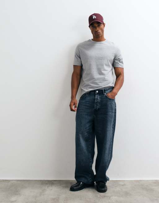 ASOS DESIGN Essentials regular fit t-shirt in grey marl, 2 of 5