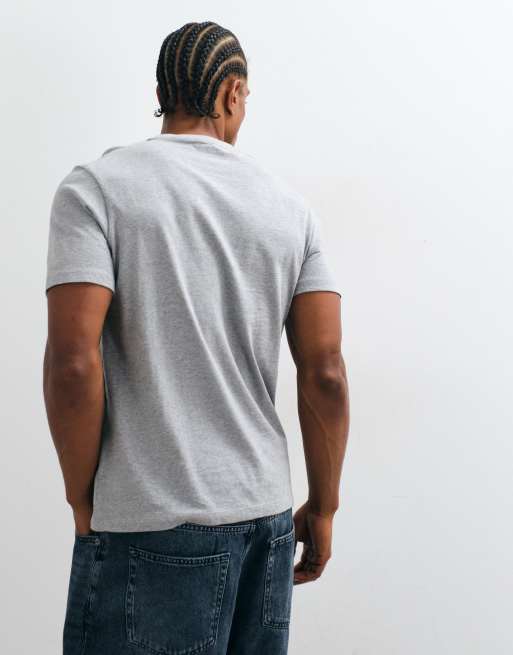 ASOS DESIGN Essentials regular fit t-shirt in grey marl, 5 of 5