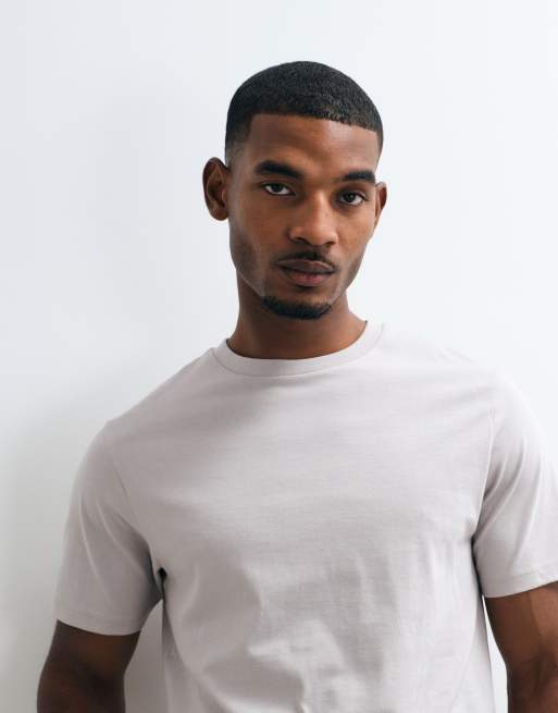 ASOS DESIGN Essentials regular fit t-shirt in grey, 4 of 5