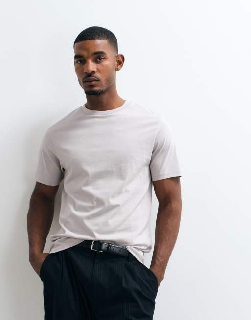 ASOS DESIGN Essentials regular fit t-shirt in grey, 5 of 5
