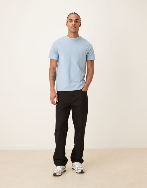 ASOS DESIGN Essentials regular fit T-shirt in light blue, 2 of 5