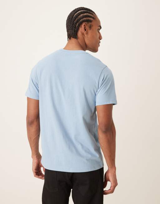 ASOS DESIGN Essentials regular fit T-shirt in light blue, 3 of 5