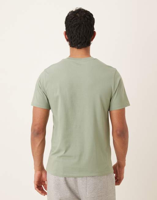 ASOS DESIGN Essentials regular fit T-shirt in light green, 3 of 5