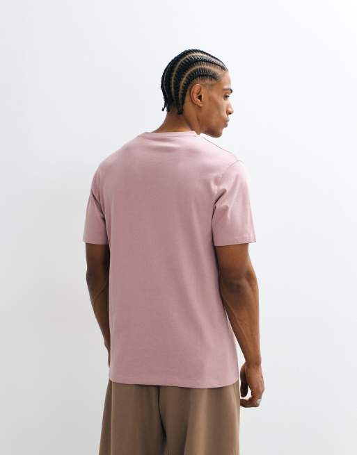 ASOS DESIGN Essentials regular fit t-shirt in light pink, 4 of 9
