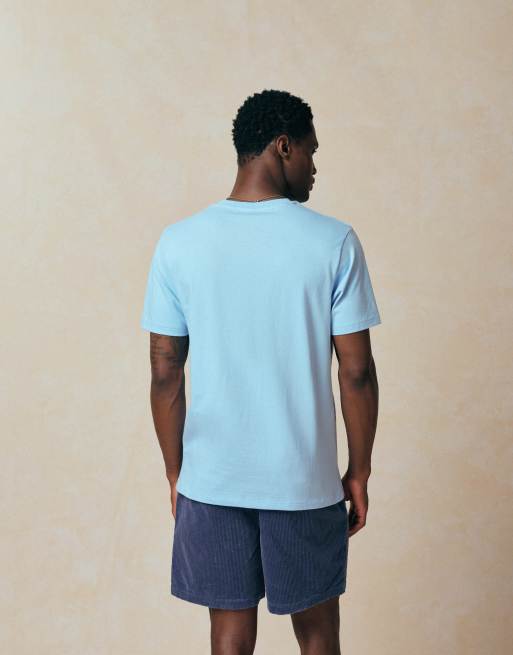 ASOS DESIGN Essentials regular fit t-shirt in mid blue, 5 of 5