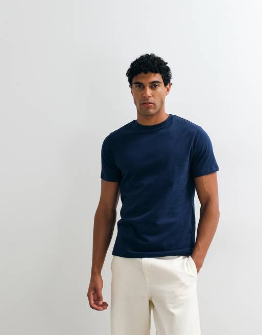 ASOS DESIGN Essentials regular fit t-shirt in mid blue, 4 of 5