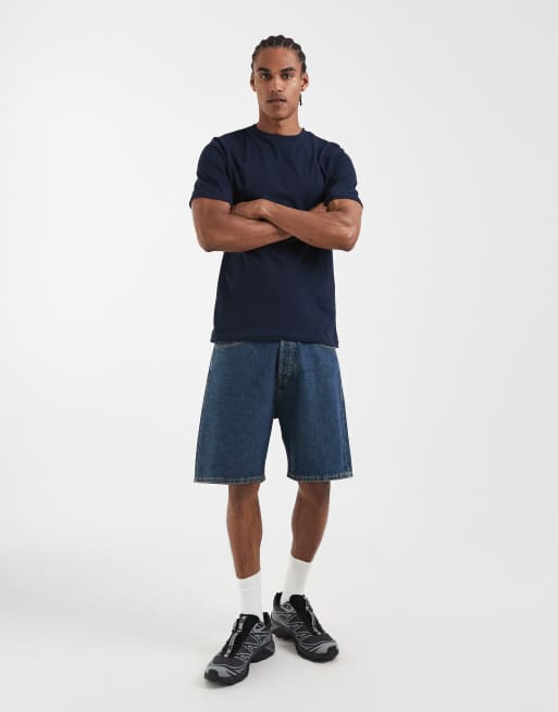ASOS DESIGN Essentials regular fit T-shirt in navy, 2 of 5