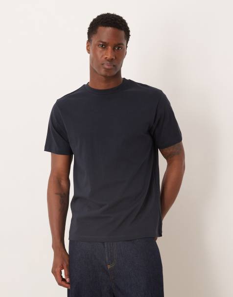 ASOS DESIGN Essentials regular fit t-shirt in navy