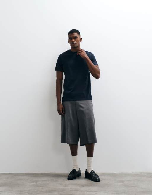 ASOS DESIGN Essentials regular fit T-shirt in navy, 2 of 5