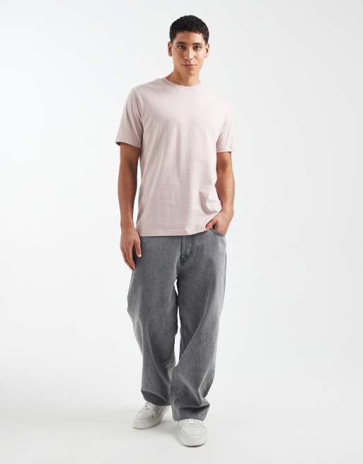 ASOS DESIGN Essentials regular fit T-shirt in pink, 2 of 5