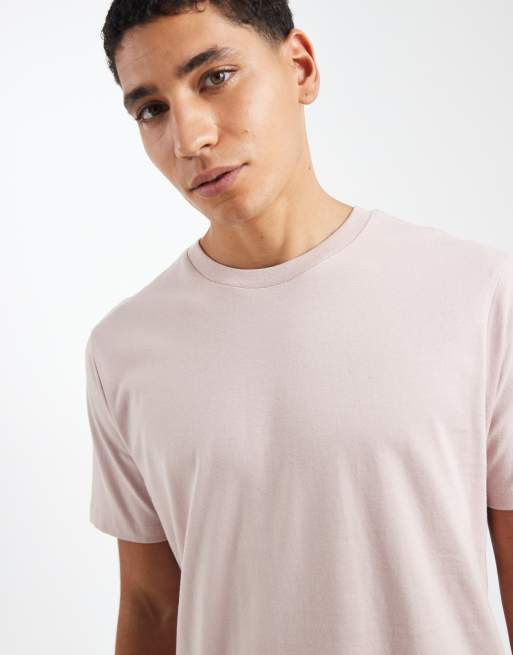 ASOS DESIGN Essentials regular fit T-shirt in pink, 4 of 5