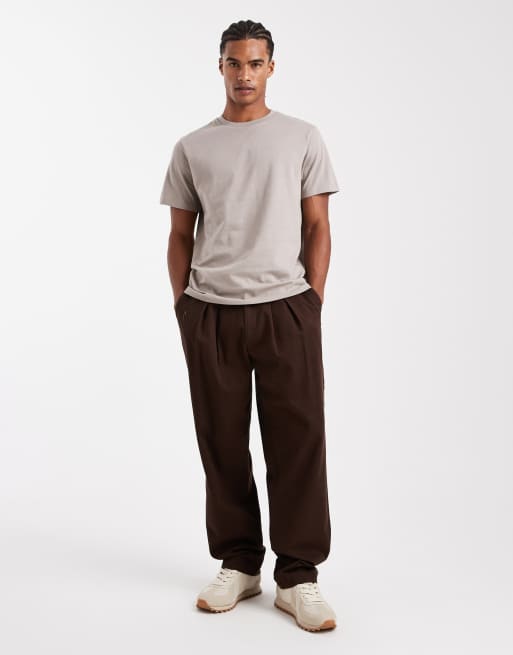ASOS DESIGN Essentials regular fit t-shirt in stone , 2 of 5