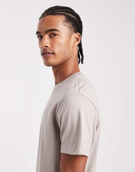 ASOS DESIGN Essentials regular fit t-shirt in stone , 4 of 5