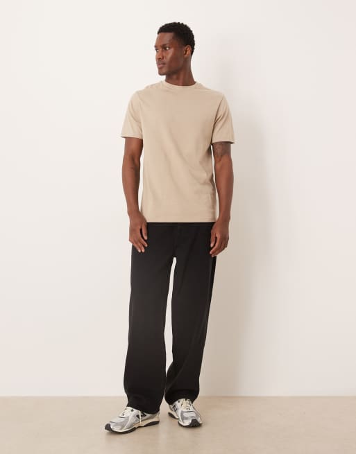 ASOS DESIGN Essentials regular fit t-shirt in stone, 2 of 5