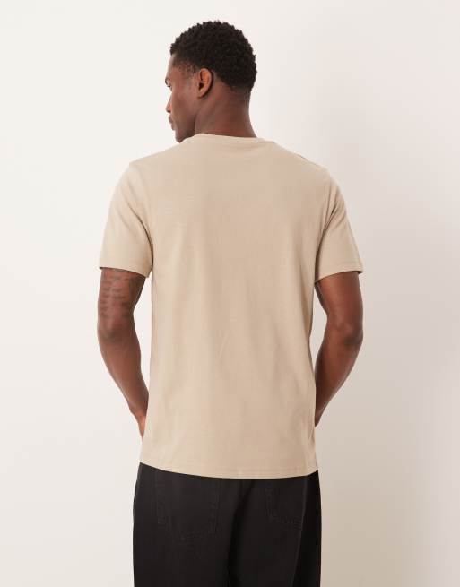 ASOS DESIGN Essentials regular fit t-shirt in stone, 4 of 5
