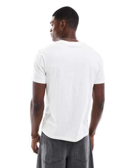 ASOS DESIGN Essentials regular fit T-shirt in white, 4 of 4