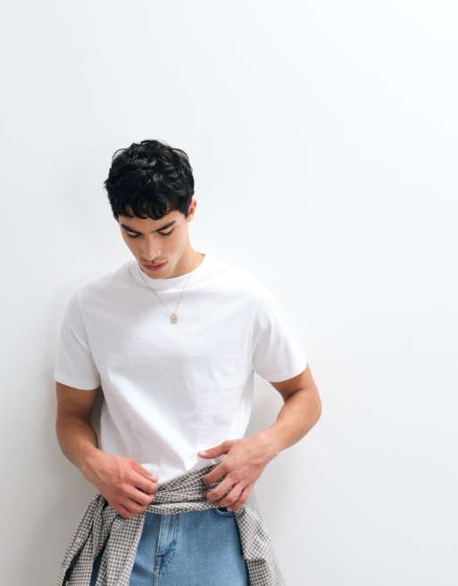 ASOS DESIGN Essentials regular fit t-shirt in white, 4 of 5