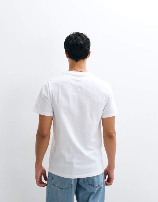 ASOS DESIGN Essentials regular fit t-shirt in white, 5 of 5